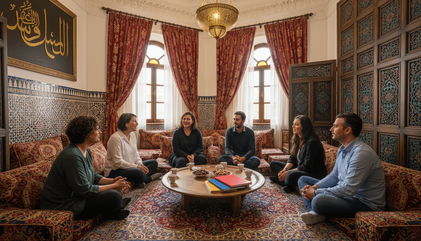 Wednesday عمق program group discussion